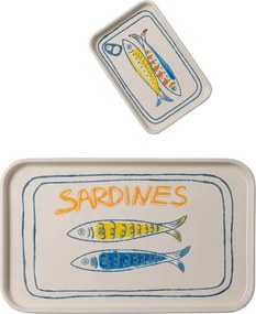 Set 2 tavi din portelan, Sardines
