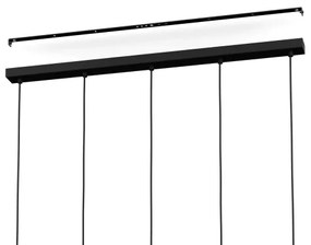 Lustră pe cablu Eglo 390115 MAJAGUA 5xE27/40W/230V negru/auriu