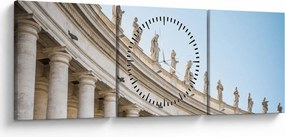 Tablou - Vatican (cu ceas) (90x30 cm)