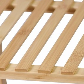 Raft din bambus, 3 polițe, 60 x 26 x 66 cm