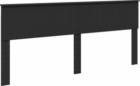 vidaXL Tăblie cap Stejar Negru 200 cm Lemn compozit