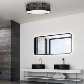 Plafonieră SATINO 3xE27/60W/230V neagră/aurie