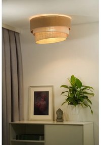 Plafonieră Duolla YUTE TRIO 3xE27/15W/230V d. 60 cm maro/gri/bej