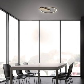 Plafonieră LED dimabilă Briloner 3542017 NICO LED/12W/230V maro