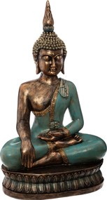 Figurina Buddha, decorațiune din polirasină, înălțime 72,5 cm