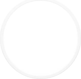 Eglo 901726 - Plafonieră LED RGBW FUEVA-Z, cu intensitate reglabilă, sticlă fumurie, LED/17,5W/230V 39,9cm IP44 albă