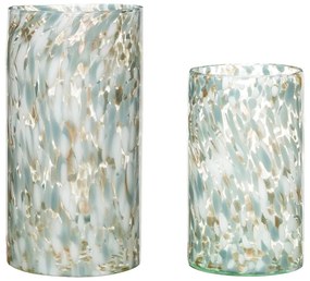 Vaze 2 buc. din sticlă lucrate manual (înălțime 37 cm) Libra – Hübsch