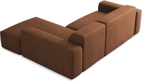 Colțar teracotă (cu colț pe partea dreaptă/cu șezlong) Keli – Makamii