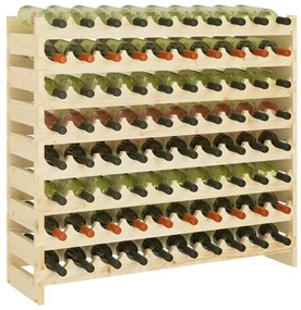 Suport de vinuri, 101x29x90 cm, lemn masiv de pin