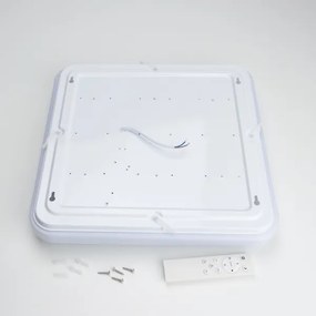 Brilagi - Plafonieră LED SMART dimmabilă, 24W, 230V, 43x43 cm, Wi-Fi Tuya + telecomandă