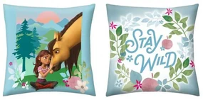 Spirit: Armăsarul vestului sălbatic Stay Wild pernă decorativă 40x40 cm