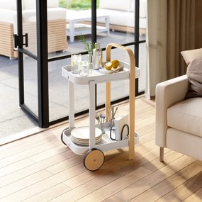 Măsuță de servire cu roți 44x53 cm Bellwood – Umbra
