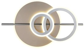 Plafoniera LED metal sampanie NORRIS