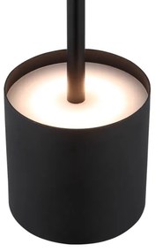 Globo 58487B - Lampă de birou LED DIXON, dimabilă, cu control tactil și reîncărcabilă, 1,5W/5V 2200 mAh, neagră