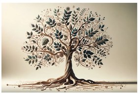 Tablou arborele vieții cu detalii fine