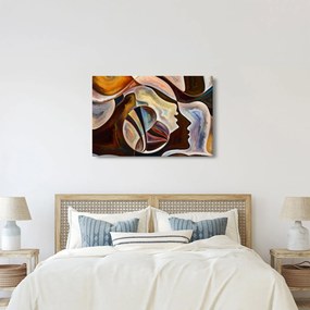 Tablou - Abstractizarea capetelor (90x60 cm)