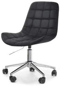 Scaun Eleanor (negru + crom). 1110005