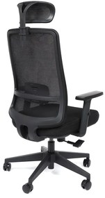 Scaun de birou Reina, negru