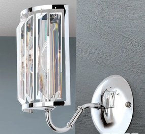 Aplica cromata design LUX cu cristal K9 Gstaad