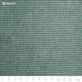 Canapea turcoaz extensibilă/cu spațiu de depozitare cu tapițerie din catifea reiată 215 cm Bjork – Bonami Selection
