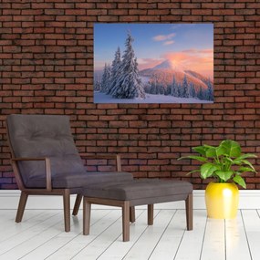 Tablou - Peisaj de iarnă (90x60 cm)