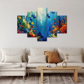 Tablou - Pictura lumii subacvatice (150x105 cm)