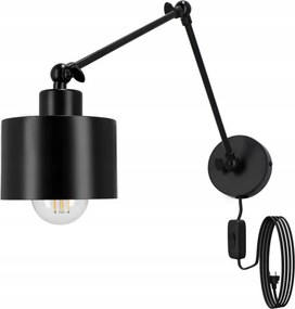 Aplica de perete 1xE27/20W/230V neagră