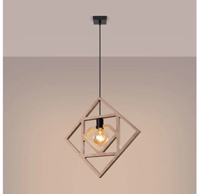 Lustră pe cablu Sollux SL.1757 CARO 1xE27/15W/230V fag