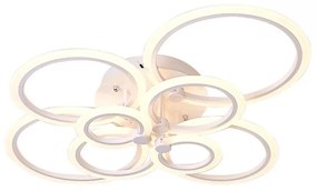 Lustra LED Cu Telecomanda, Elit's Esn K38/8, 250W, Alb