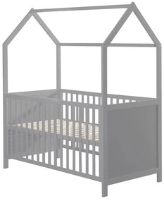 Pătuț gri 70x140 cm – Roba