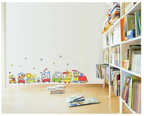 Autocolant Train of circus animals, 120 cm