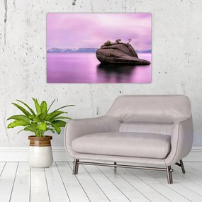 Tablou cu piata în mare (90x60 cm)