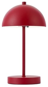 Lampă de masă de exterior roșu închis, incl. LED, cu 3 trepte de intensitate, IP44, reîncărcabilă - Keira