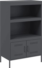 vidaXL Dulap înalt, antracit, 68x39x113 cm, oțel