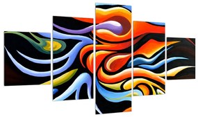 Tablou abstract- pictura (125x70 cm), în 40 de alte dimensiuni noi