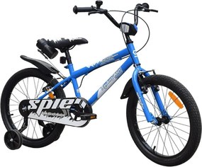 Bicicleta pentru copii NOVOKIDS™ Splend'Or Boom PRO Edition, Cu bidon pentru apa, Roti 20" inch, Maxim 50 kg, Cadru din otel, Roti ajutatoare