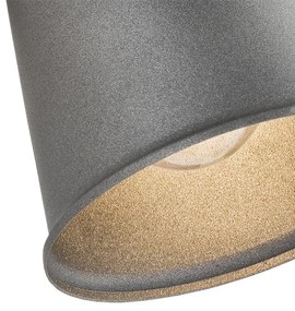 Aplica metalica reglabila stil industial KONGO 2L antracit