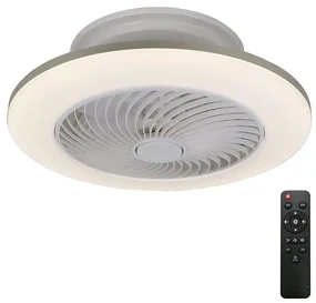 Plafonieră LED dimabilă cu ventilator Rabalux 6710 DALFON LED/36W/230V + telecomandă