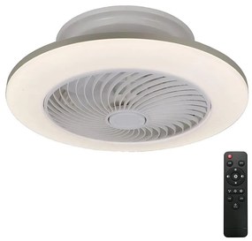 Plafonieră LED dimabilă cu ventilator Rabalux 6710 DALFON LED/36W/230V + telecomandă