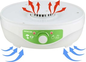 Dezhidrator de alimente Sencor SFD 790WH, cu reglare a temperaturii, alb