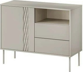 Comoda TRESSE, bej, PAL laminat, 100x40x75 cm