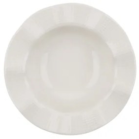 Set de veselă, 24 piese, porțelan alb