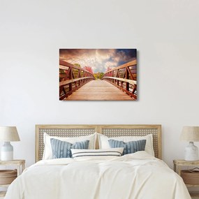 Tablou - pod din lemn (90x60 cm)
