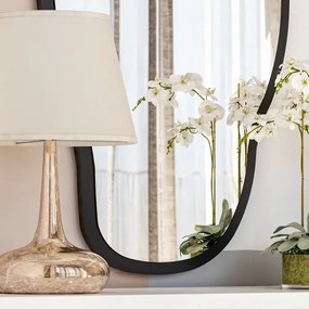 Oglindă de perete COULDY 85x85 cm negru