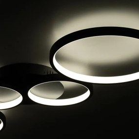 BRILAGI - Plafonieră LED ECHO LED/40W/230V 4000K 32x90 cm neagră