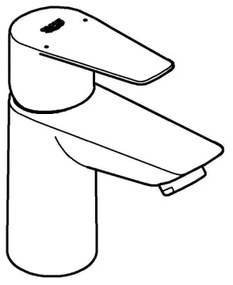 GROHE 32858001 - Baterie pentru lavoar BAUEDGE, 147 mm, crom lucios