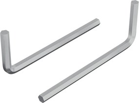 vidaXL Cheie Hexagonală 2 pcs Argintiu 32 x 86 mm Oțel