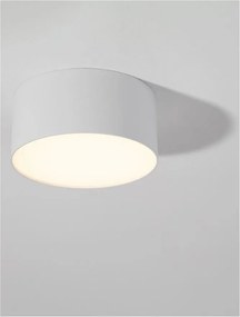 Spot aplicat, Plafoniera LED Luldo alb, 14cm