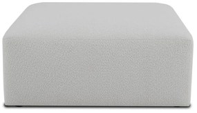 Modul pentru canapea alb cu tapițerie din stofă bouclé Roxy – Scandic