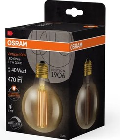 Bec LED dimabil VINTAGE FILAMENT E27/5,8W/230V 2200K - Osram